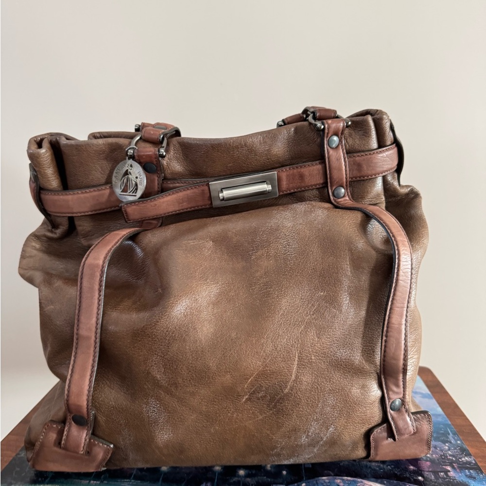 Lanvin Brown Leather Tote